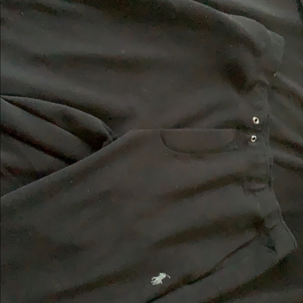 Black polo pants